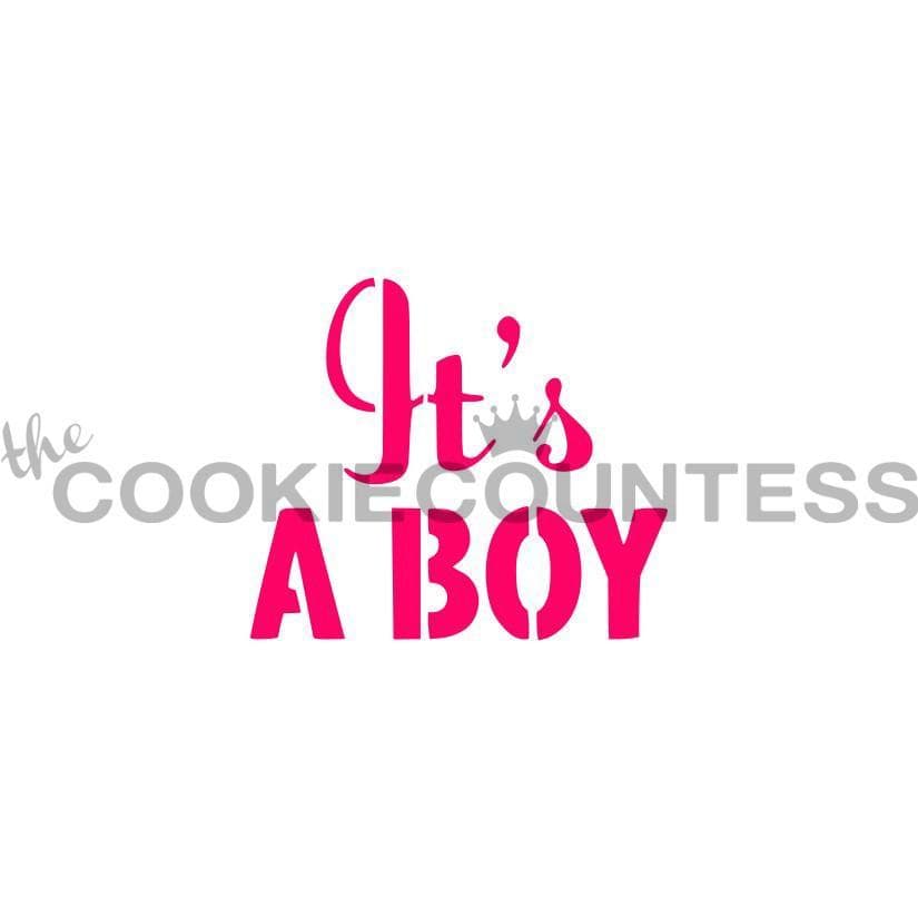 Get huge savings on It's a Boy Stencil The Cookie Countess . Find